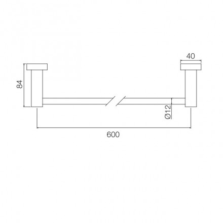Полотенцедержатель Fima Carlo Frattini Rotola F6000/60CR