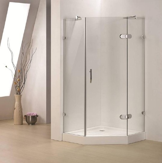 Душевой уголок Timo BY 100×100 BY-839100C профиль хром, стекло прозрачное