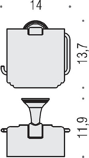 Держатель туалетной бумаги Colombo Design Hermitage B3391.HPS золото