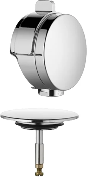 слив-перелив для ванны kludi rotexa multi 2120005n-00 с наполнением, хром