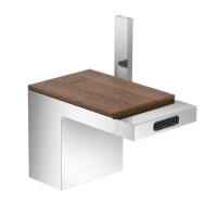 Смеситель Axor MyEdition 47212000 для биде, с донным клапаном, излив 14.5 см, без панели, хром