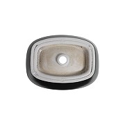 раковина накладная 50 см aquanet fine-1-mb 00273682, черный матовый