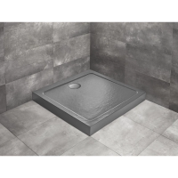 Душевой поддон 80×80 см Radaway Doros C Compact Stone Anthracite SDRC8080-05-64S