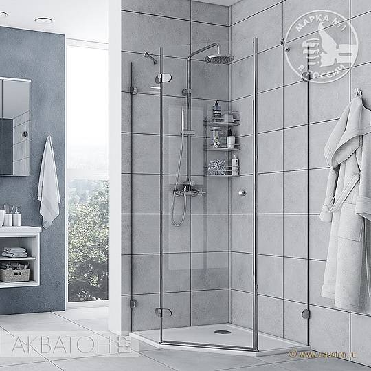 душевой поддон из искусственного камня акватон калифорния 100×100 1a714936ca010 белый