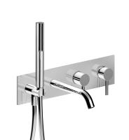 Смеситель для ванны с душем Fantini Nostromo 50 02 E820B Смеситель для ванны с душем Fantini Nostromo 50 02 E820B