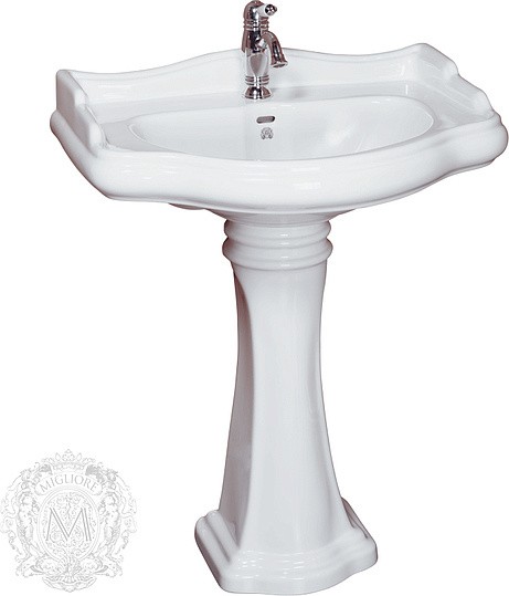 раковина подвесная 69 см migliore bella ml.bll-25.069.bi