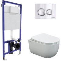 Комплект подвесной унитаз Berges Ventas + система инсталляции Berges Novum O3 043241
