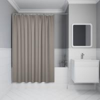 Штора для ванной, 200х180 см IDDIS DW02P18i11 Полиэстер, бежевый