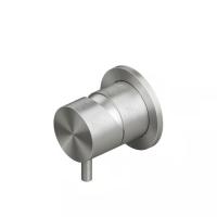 Смеситель Quadro design Source 13 43.00 AS для душа, на 1 потребитель, однорычажный, настенный, встраиваемый, сталь брашированная