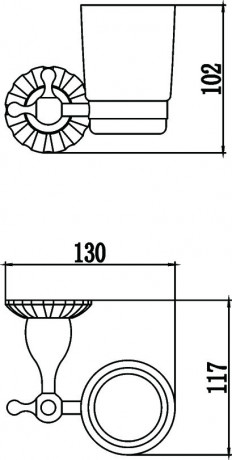 Стакан Savol 89C S-08958C