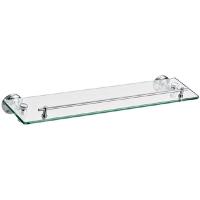 Стеклянная полка CeramaLux Bianco 52011 Хром