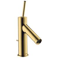Cмеситель Axor Starck для раковины 70, на 1 отв., с донным клапаном, цвет: полированное золото