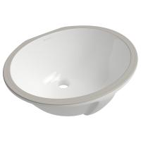 Раковина Aqueduto SOTTO SOT0110 врезная, снизу, овальная, 53x40xh21 см, белый