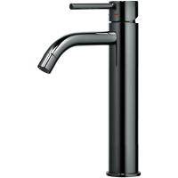 Смеситель Paffoni Light LIG081NKN для раковины, без донного клапана, высокий, излив 16.2 см, никель черный Смеситель Paffoni Light LIG081NKN для раковины, без донного клапана, высокий, излив 16.2 см, никель черный