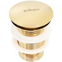 Донный клапан для раковины BelBagno BB-SC-ORO click-clack Золото