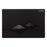 Кнопка для инсталляции Creavit Ufo GP1002.02 черный глянцевый Кнопка для инсталляции Creavit Ufo GP1002.02 черный глянцевый