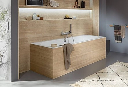 квариловая ванна villeroy&boch oberon 2.0 ubq180obr2dv-01 180x80 см