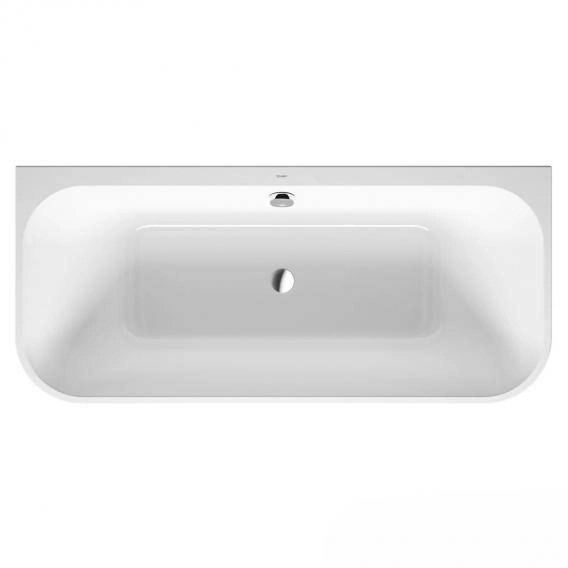 акриловая ванна duravit happy d.2 plus 180x80, черная (7004518)