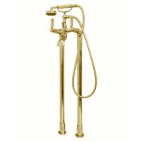 Смеситель для ванны Bossini Liberty L00130.021 напольный. цвет: золото