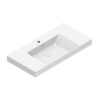 Раковина Catalano Zero 0121011001 100x50 см чаша в центре, с 1 отв., белый глянцевый