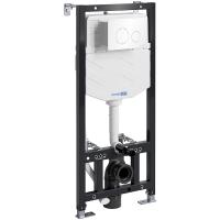 Инсталляция WasserKRAFT Aller 10TLT.010.ME.WH02 для унитаза с Белой клавишей смыва Инсталляция WasserKRAFT Aller 10TLT.010.ME.WH02 для унитаза с Белой клавишей смыва