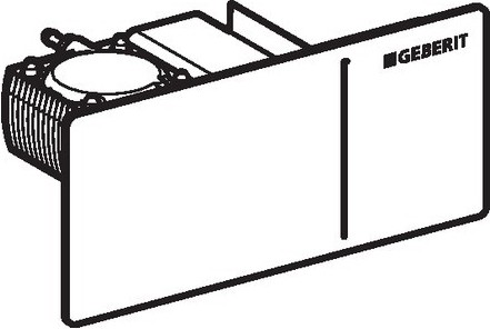 кнопка для инсталяции geberit sigma 70 115.635.sq.1 умбра