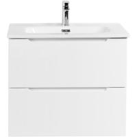 Тумба под раковину BELBAGNO Etna ETNA-H60-600-2C-SO-BL-P, подвесная, цвет Bianco Lucido.