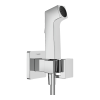 Гигиенический душ Hansgrohe Bidette 1jet E 29233000 со смесителем, хром