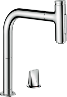 Смеситель для кухни Hansgrohe Metris Select M71 73819000, хром