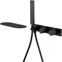 Смеситель для ванны Abber Rund AF8731B, черный матовый