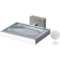 Мыльница Cezares Prizma PRIZMA-SODD-BIO настенная, белый матовый