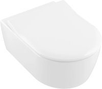 Унитаз Villeroy&Boch Avento 5656RS01 подвесной, с сиденьем микролифт, тонкое, белый