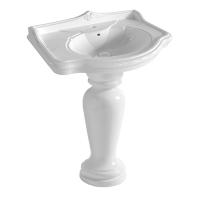 Azzurra Jubilaeum Раковина подвесная/на колонне 72x54x32 см, с 1 отв., цвет: Bianco lucido