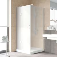 Душевой уголок Vegas Glass AFP-Fisux 100 07 10 профиль матовый хром, стекло сатин Душевой уголок Vegas Glass AFP-Fisux 100 07 10 профиль матовый хром, стекло сатин