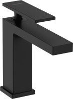 Смеситель для раковины Hansgrohe Tecturis E 73010670 с донным клапаном, черный матовый