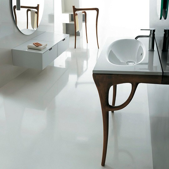 раковина полувстраиваемая galassia ergo 85 см 7102