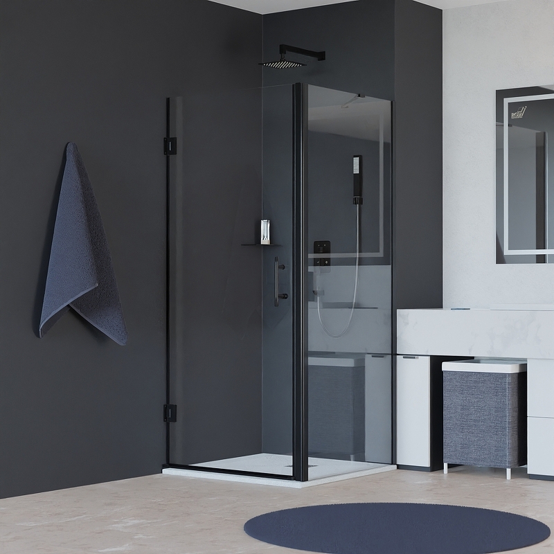 Душевой уголок RGW Hotel HO-045B 90×70 350604597-014 профиль черный, стекло прозрачное Душевой уголок RGW Hotel HO-045B 90×70 350604597-014 профиль черный, стекло прозрачное