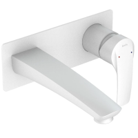 Смеситель для раковины IDDIS Ray RAYWT00i65 С ВНУТРЕННЕЙ ЧАСТЬЮ белый