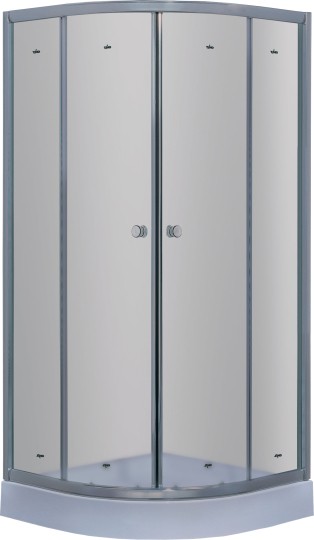 Душевой уголок Timo TL 100×100 TL-1101F профиль хром, стекло матовое