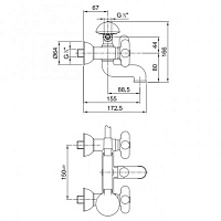 смеситель для ванны с душем fantini i balocchi 60 29 0515 смеситель для ванны с душем fantini i balocchi 60 29 0515