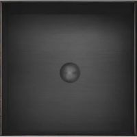 Раковина Gessi Gessi316 54605#707 накладная, 40x40 см, цвет Шлифованное Black Metal PVD
