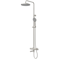 Душевая система Cezares Relax RELAX-CVD-IN 230 мм, со смесителем, сатин