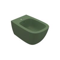 Биде подвесное Globo Genesis GNS09.FE*1 темно-зеленое