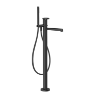 Смеситель Gessi Anello 63328#299 для ванны, напольный, цвет Black XL