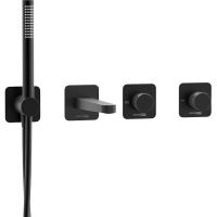 Смеситель для ванны WasserKRAFT Fulda A5251.299.301.302.242.217 черный матовый Смеситель для ванны WasserKRAFT Fulda A5251.299.301.302.242.217 черный матовый