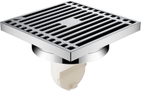 Душевой трап Orange OT01-004cr 10х10 см, хром