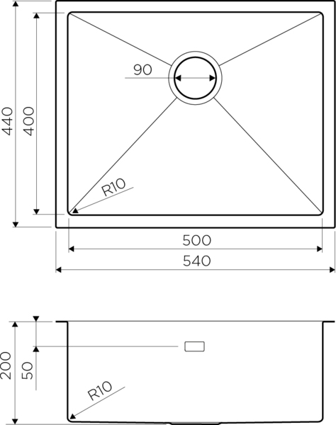 кухонная мойка omoikiri taki 54-u/if-lg светлое золото