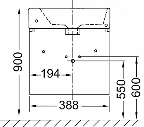тумба под раковину jacob delafon formilia 40 см eb1096-n18 блестящий белый