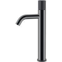 Смеситель для раковины Boheme Stick 122-SGM.3 Оружейная сталь глянцевая