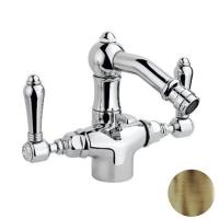Nicolazzi Nicolazzi P.m. Blanc Смеситель для биде, на 1 отв., поворотный излив: 12.7см, цвет: бронза